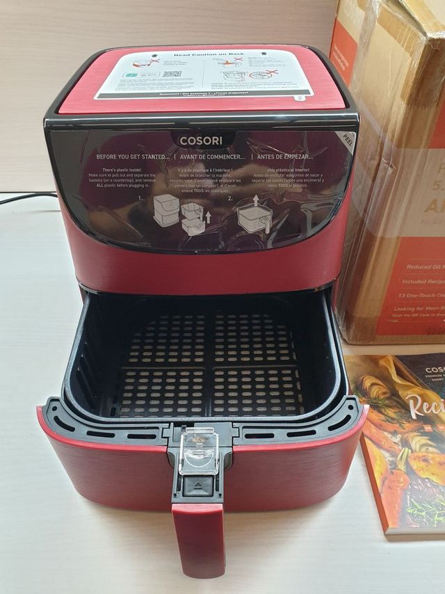 Cosori Premium 5.5L Freidora Aire color vermelho