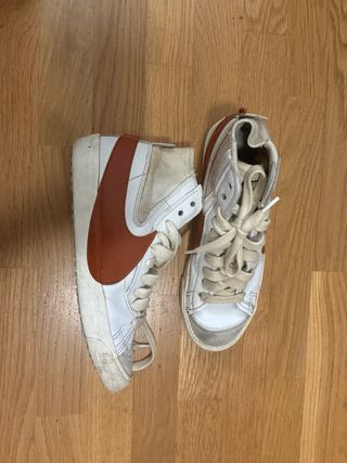 Nike Blazer Naranja y Blanco Talla 44.5