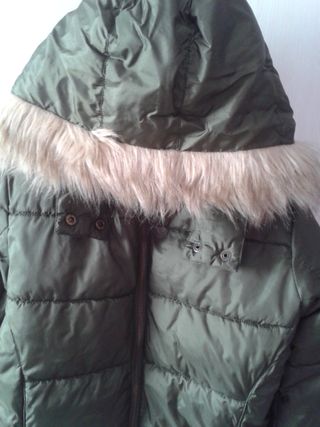 Abrigo acolchado verde