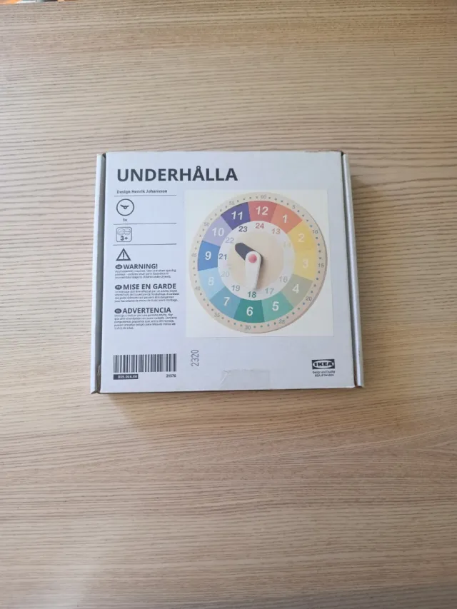 Reloj Infantil IKEA para aprender las horas