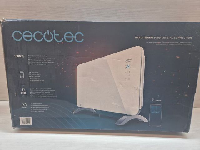 Aquecedor Cecotec Warm Crystal 6750 branco