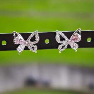 Pendientes de perla y circonitas plateados