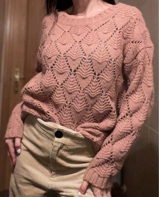 Suéter Southern Cotton Rosa Talla S