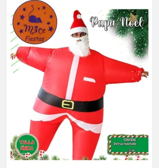 Disfraz Papa Noel Hinchable