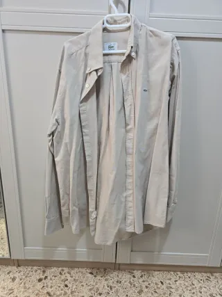 Camisa Lacoste Beige Talla M