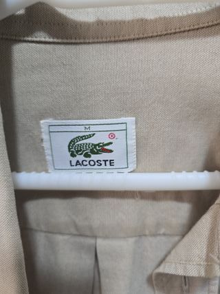 Camisa Lacoste Beige Talla M