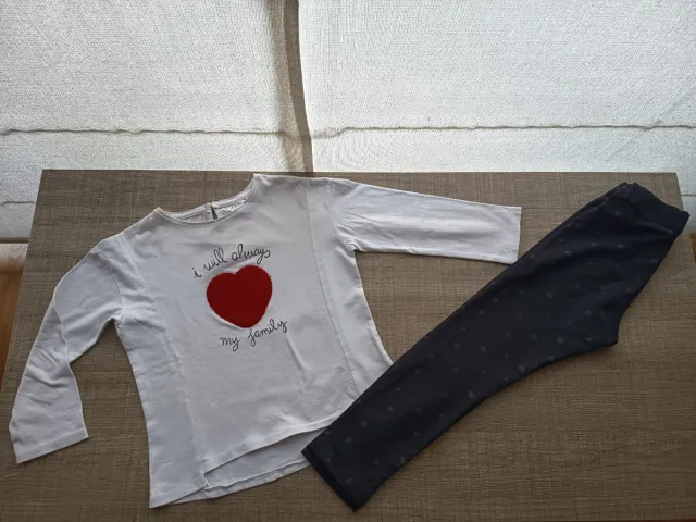 Lote Camiseta Zara y Pantalón H&M T:4-5