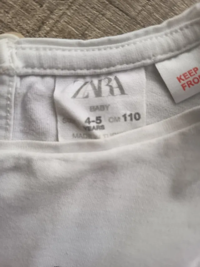Lote Camiseta Zara y Pantalón H&M T:4-5