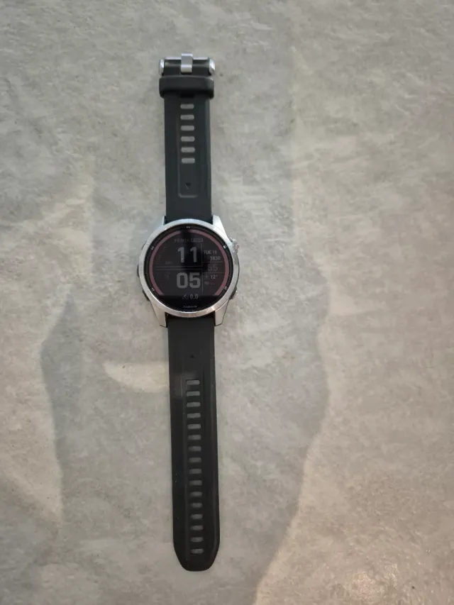 Garmin Fenix 7S PRO Solar Negro/Plata