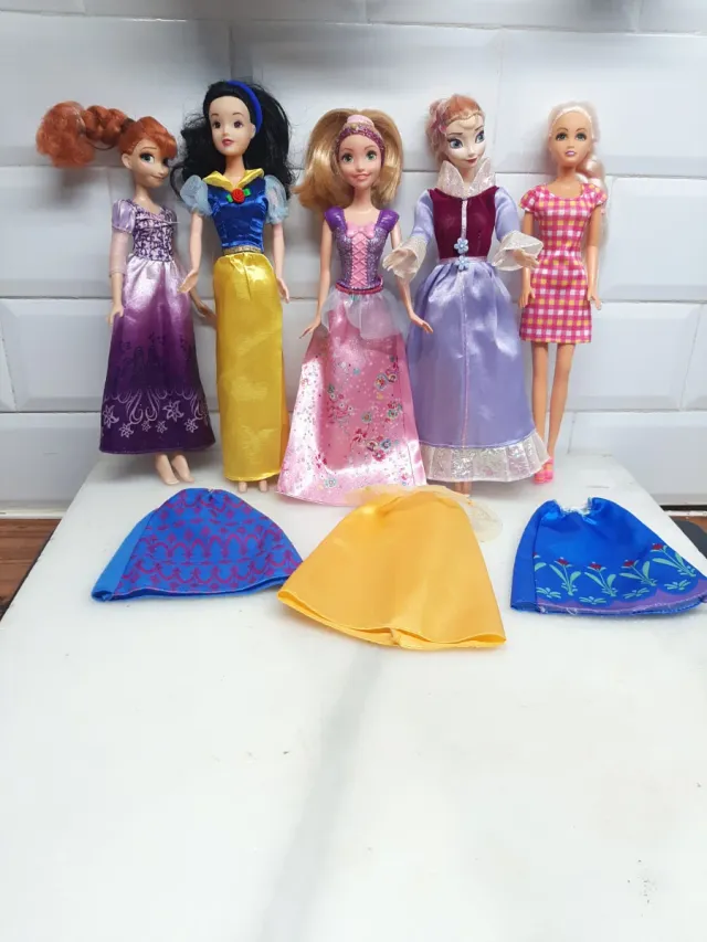 Lote 6 Muñecas Princesas