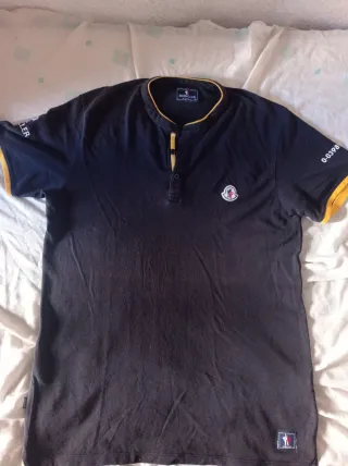 Polo Moncler Talla XL Negro