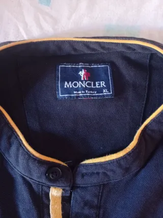 Polo Moncler Talla XL Negro