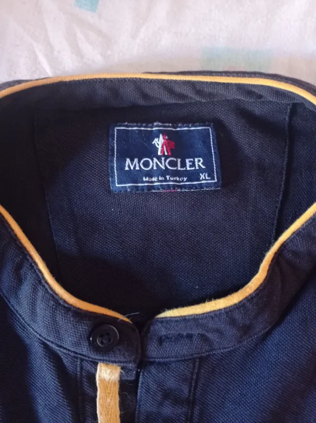 Polo Moncler Talla XL Negro