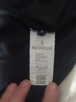 Polo Moncler Talla XL Negro