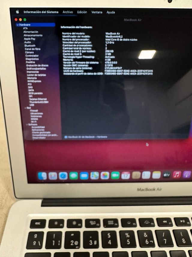 MacBook Air 2013 Plata