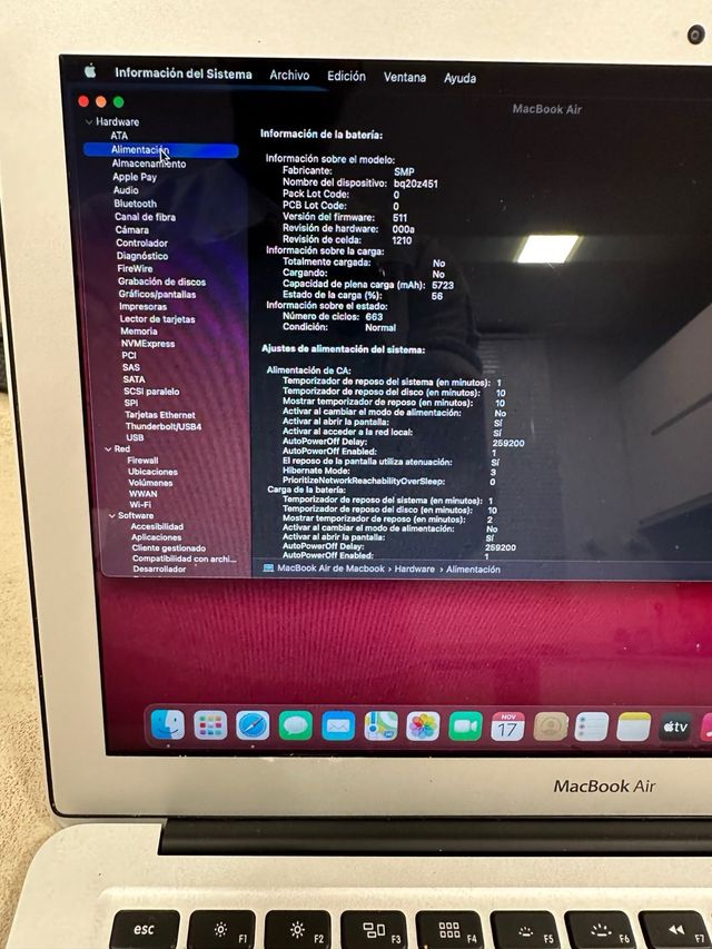 MacBook Air 2013 Plata