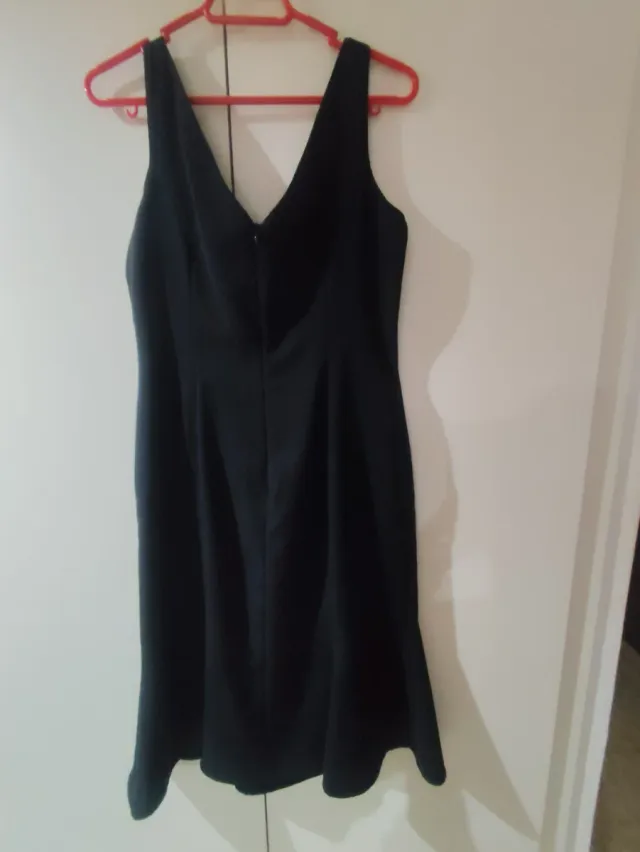 Vestido Negro Elegante Talla 44