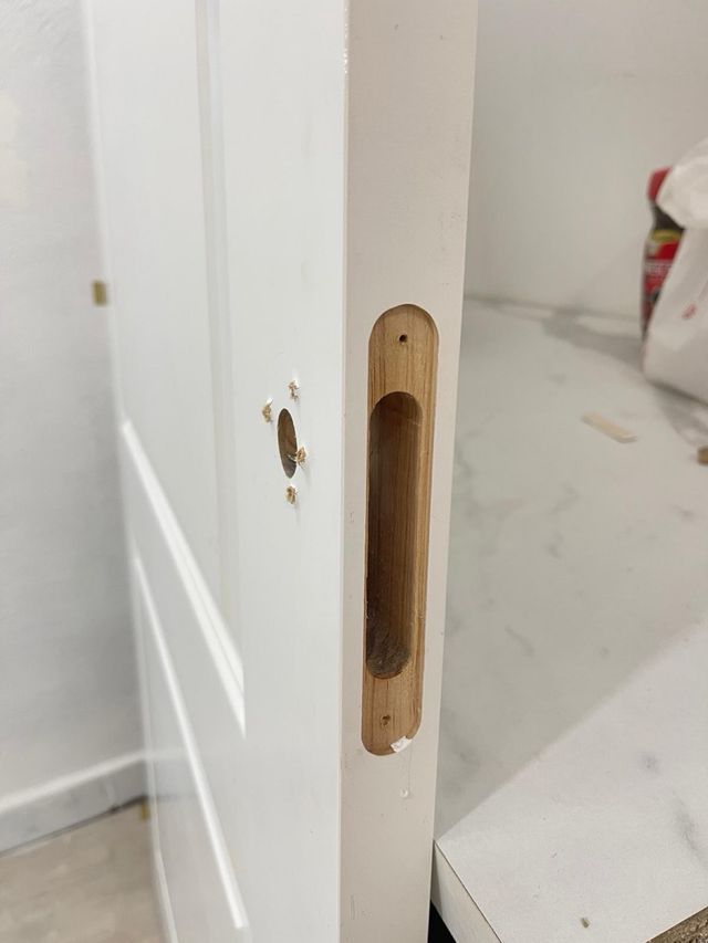 Puerta interior blanca apertura derecha