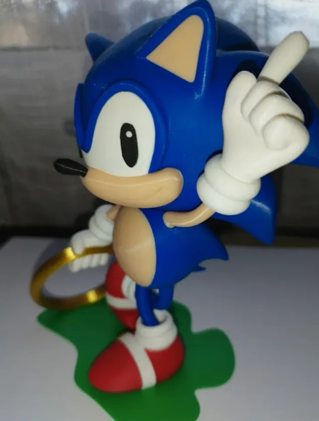Figura Sonic Impresión 3D