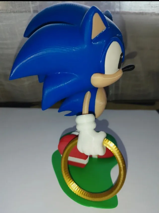 Figura Sonic Impresión 3D