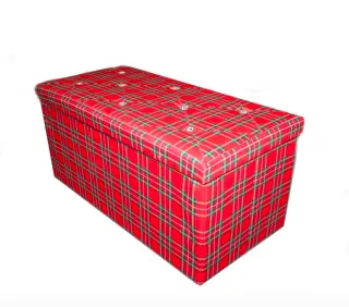 Pouf contenitore con strass