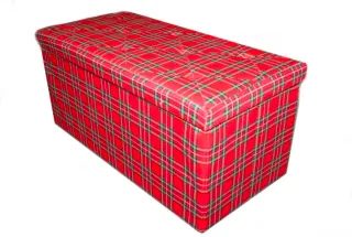 Pouf contenitore con strass