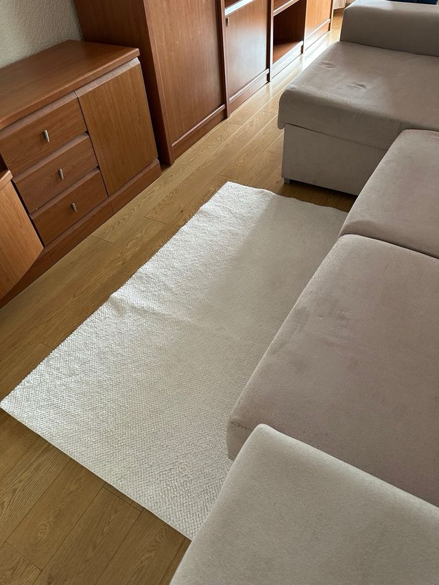 Alfombra blanca 150x80