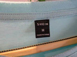 Camiseta Shein Talla M Palmeras