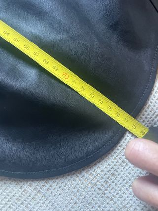 Chaqueta/Vestido Cuero Zara Negro