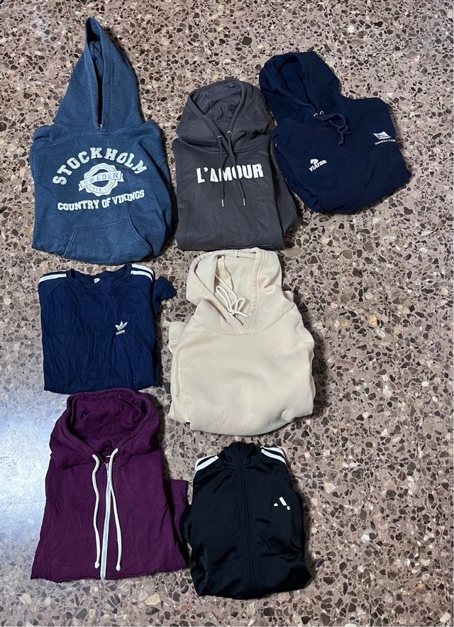 Lote 6 Prendas: Sudaderas  TODAS POR 20€
