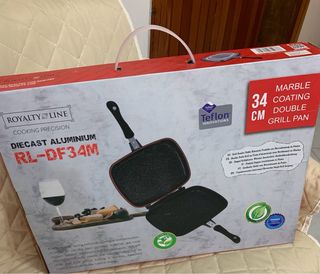 Piastra doppia cottura antiaderente