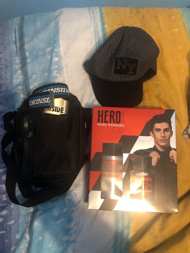 Pack Gorra, Colonia y Bandolera Marc Márquez