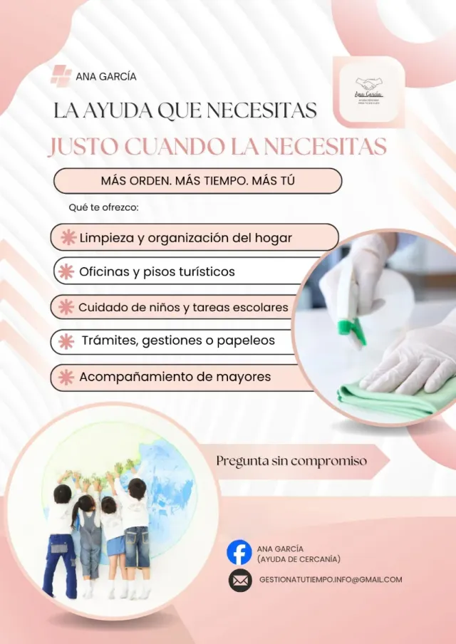 Necesitas una ayuda? Limpieza y cuidado