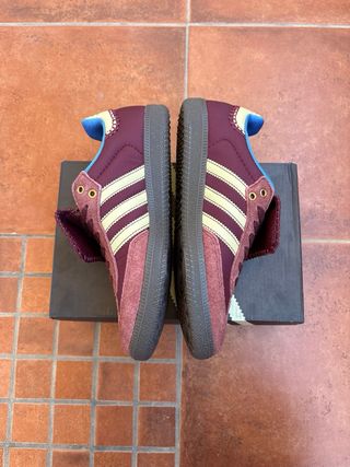 Adidas Wales Bonner Samba Morado Dorado