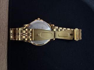 Reloj Exactime Acero Dorado