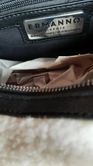 Borsa Ermanno Scervino bianca e nera