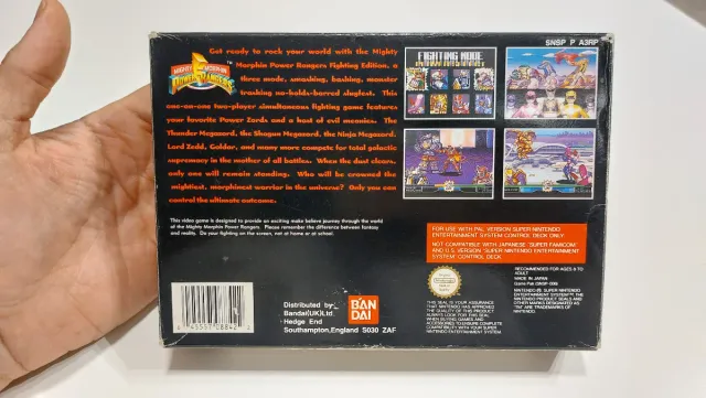 Españolizado Power Rangers Fighting Edition SNES