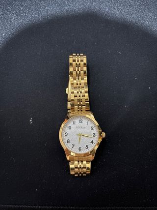 Reloj Exactime Dorado Acero