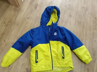 Chaqueta esquí niño azul y amarillo 4-6 años