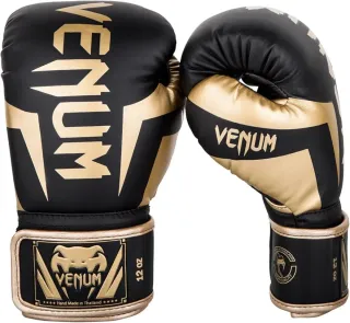 Guantes Boxeo Profesional Venum Negro/Dorado
