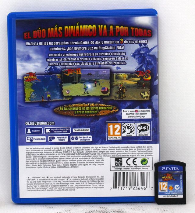 The Jak and Daxter Trilogy PS Vita PAL España