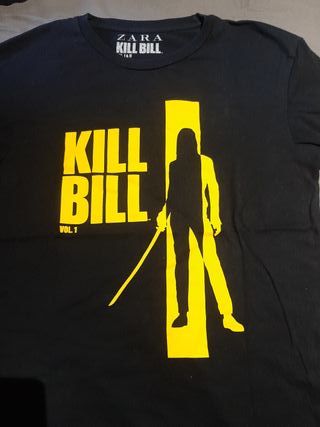 Camiseta Zara Kill Bill Vol. 1 Negra
