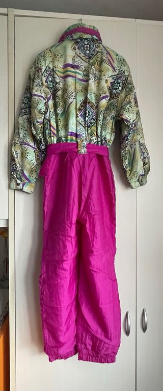 Tuta sci donna vintage anni '80