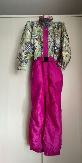 Tuta sci donna vintage anni '80