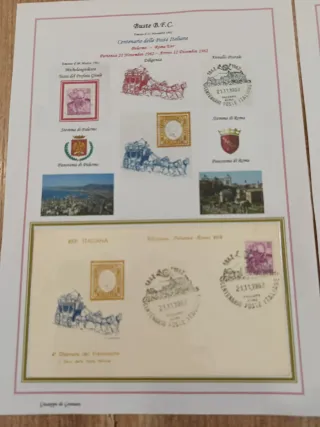 Buste B.F.C. Centenario Poste Italiane 1962