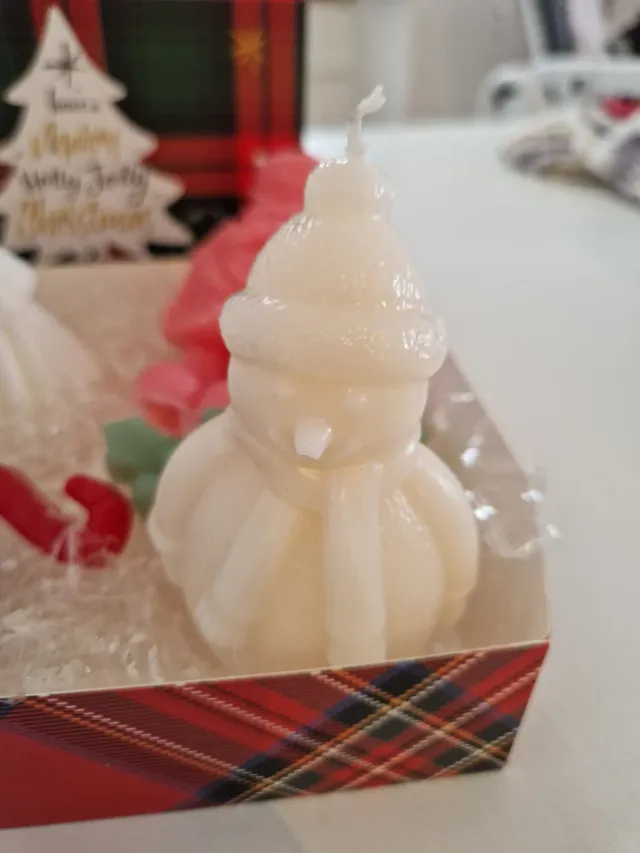 Box candele natalizie in cera di soia