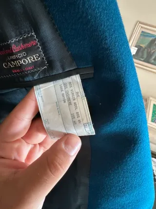 Giacca vintage lana e cashmere taglia 52