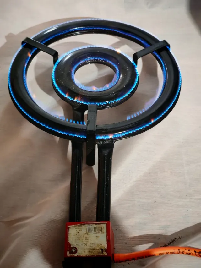 Paellero Gas Butano Doble Aro