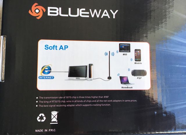 Antena Wifi USB BlueWay BT-N9500 Ultra Speed