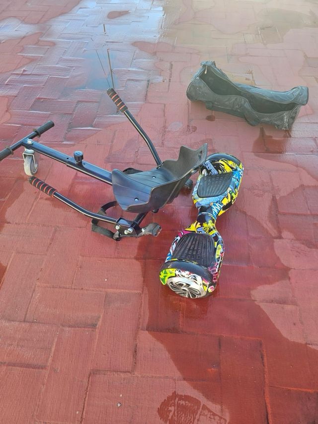 Hoverboard con diseño graffiti